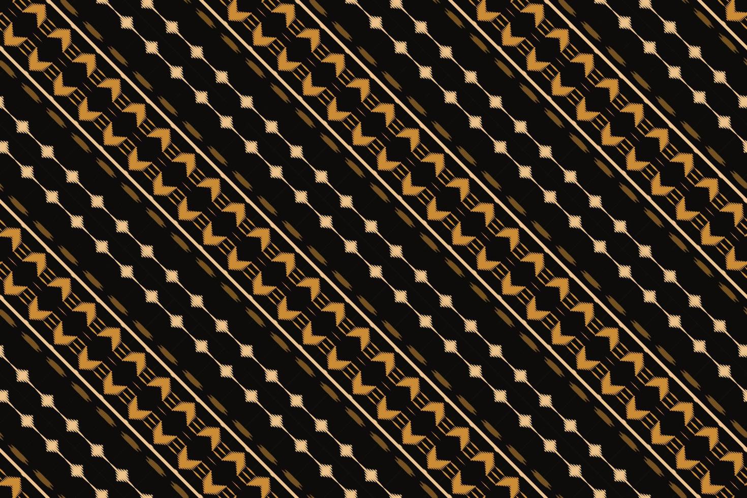 batik têxtil ikkat ou ikat triângulo sem costura padrão design de vetor digital para impressão saree kurti borneo tecido borda escova símbolos amostras algodão