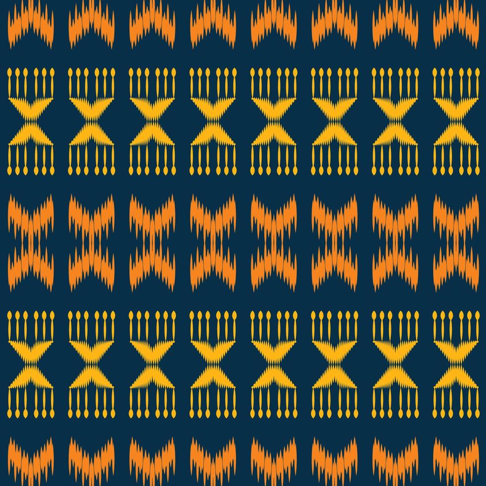 tecido ikat sem costura padrão tribal chevron. étnico geométrico batik ikkat design têxtil de vetor digital para estampas tecido saree mughal pincel símbolo faixas textura kurti kurtis kurtas