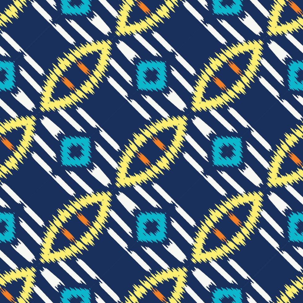 motivo têxtil batik africano ikat padrão sem costura design de vetor digital para impressão saree kurti borneo tecido borda escova símbolos amostras algodão