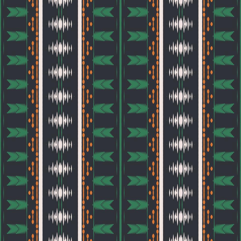 ikat diamante tribal africano sem costura padrão. étnico geométrico batik ikkat design têxtil de vetor digital para estampas tecido saree mughal pincel símbolo faixas textura kurti kurtis kurtas