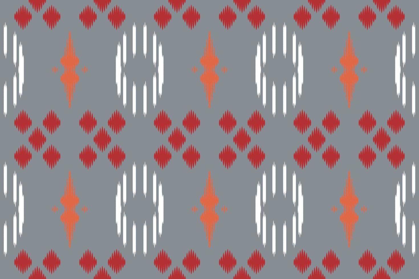 Padrão sem emenda de cruz tribal de diamante ikat. étnico geométrico ikkat batik vetor digital design têxtil para estampas tecido saree mughal pincel símbolo faixas textura kurti kurtis kurtas