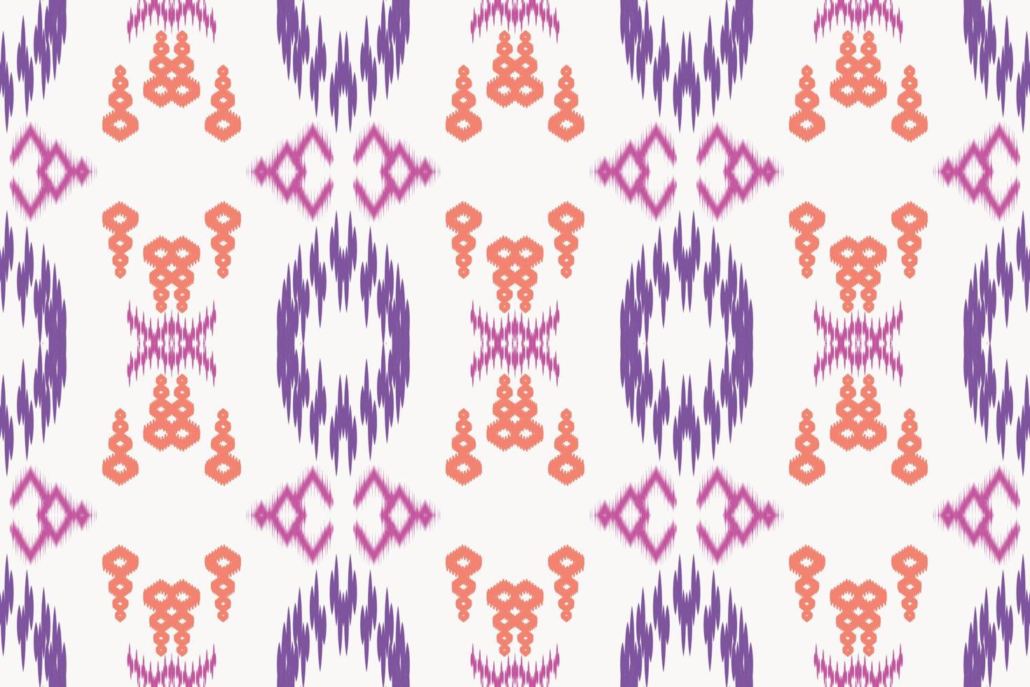 tecido ikat padrão sem emenda asteca tribal. étnico geométrico batik ikkat design têxtil de vetor digital para estampas tecido saree mughal pincel símbolo faixas textura kurti kurtis kurtas