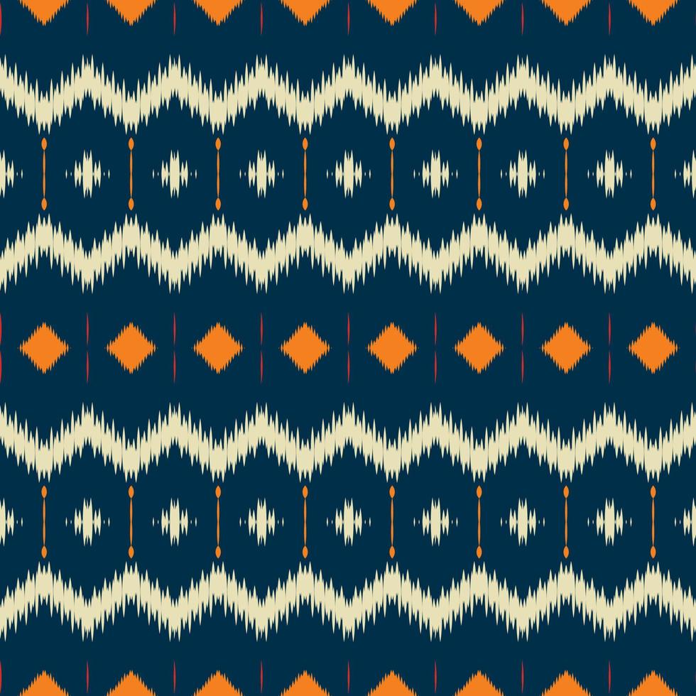 padrão sem emenda africano tribal de tecido ikat. étnico geométrico ikkat batik vetor digital design têxtil para estampas tecido saree mughal pincel símbolo faixas textura kurti kurtis kurtas