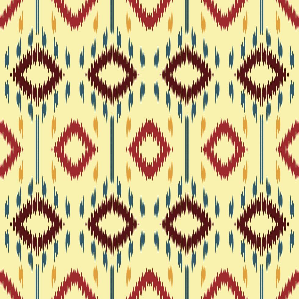 vetor étnico ikat batik têxtil padrão sem costura design de vetor digital para impressão saree kurti borneo tecido borda escova símbolos amostras elegantes