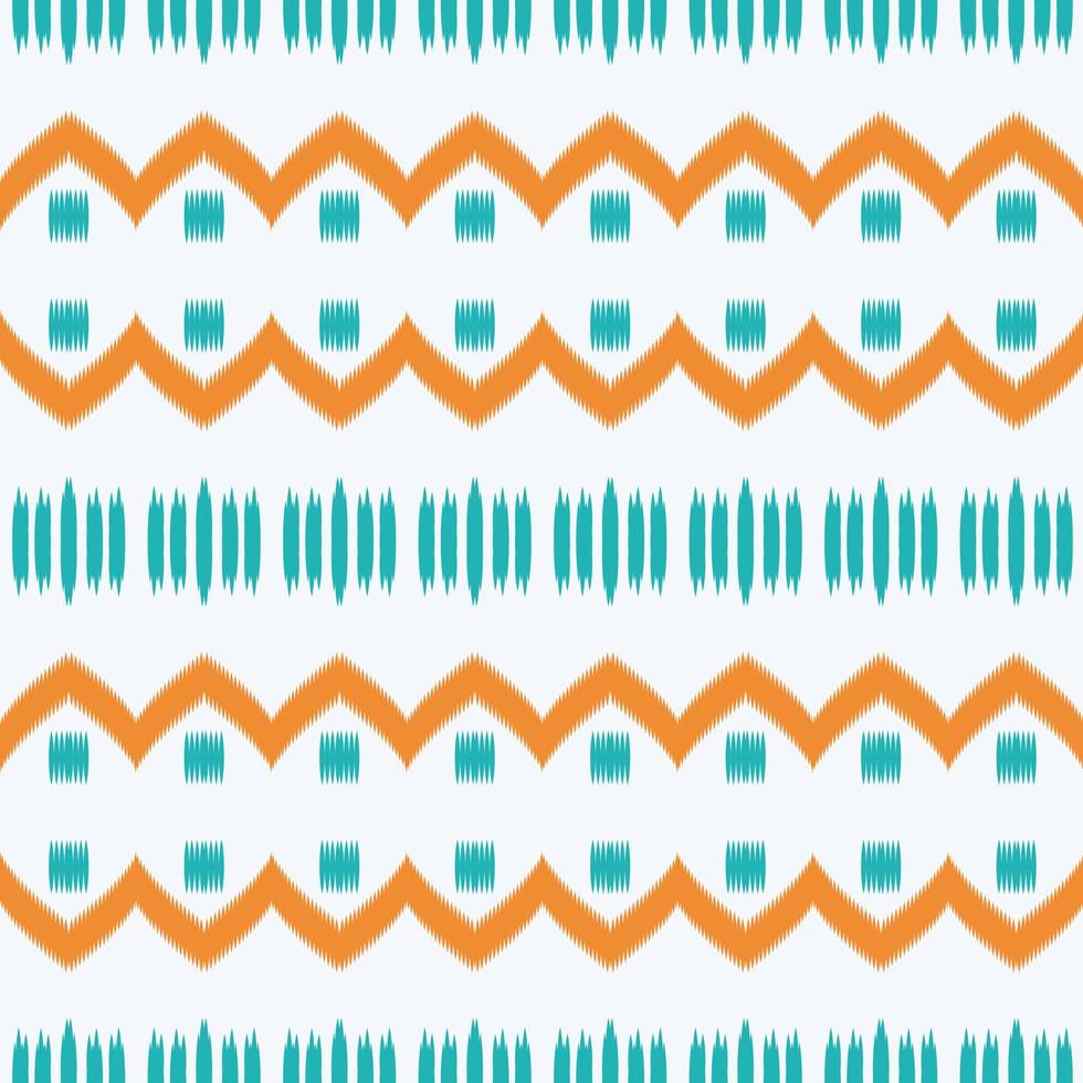 ikat pontilha o padrão sem emenda da África tribal. étnico geométrico batik ikkat design têxtil de vetor digital para estampas tecido saree mughal pincel símbolo faixas textura kurti kurtis kurtas