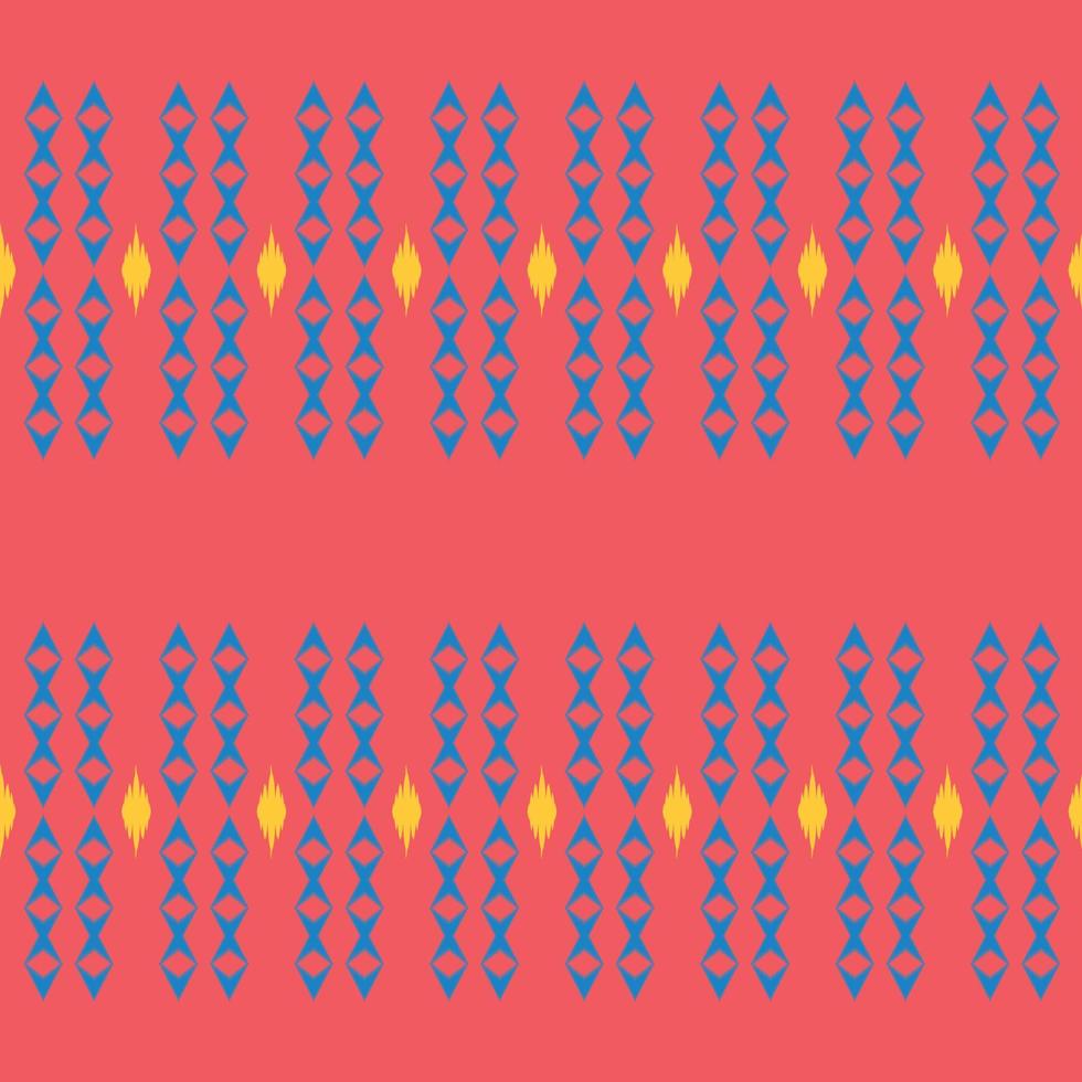 padrão sem emenda de fundo tribal de tecido ikat. étnico geométrico batik ikkat design têxtil de vetor digital para estampas tecido saree mughal pincel símbolo faixas textura kurti kurtis kurtas