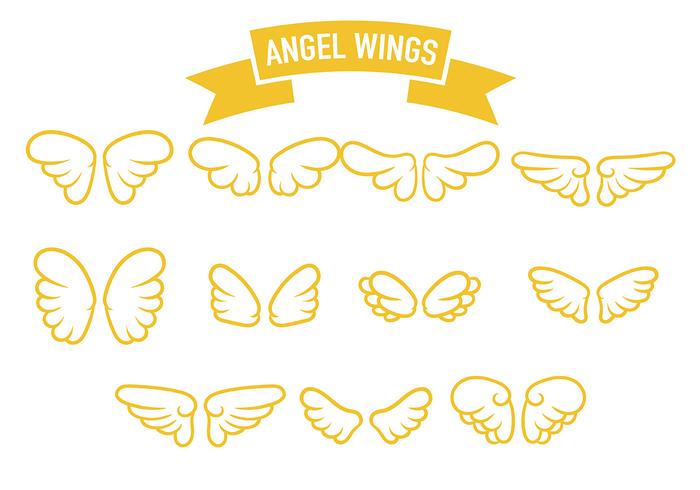 Anjo Wings Icon Vector