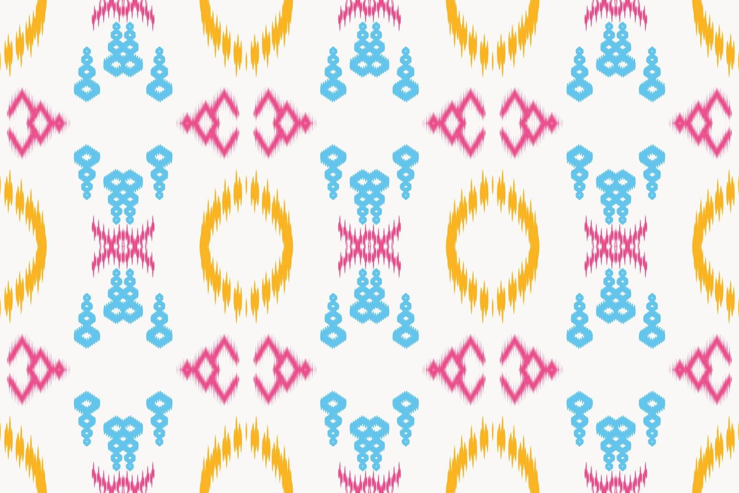 padrão sem emenda da África tribal floral ikat. étnico geométrico batik ikkat design têxtil de vetor digital para estampas tecido saree mughal pincel símbolo faixas textura kurti kurtis kurtas