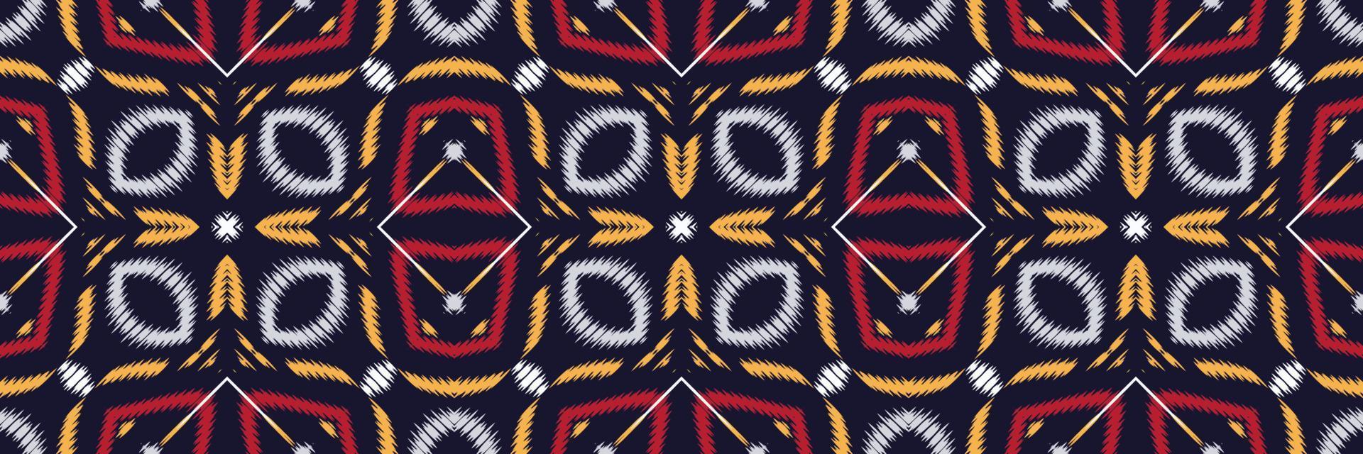 batik têxtil étnico ikat vetor sem costura padrão design de vetor digital para impressão saree kurti borneo tecido borda escova símbolos amostras roupas de festa