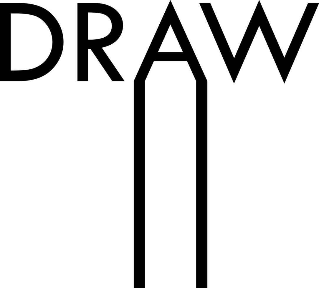 o desenho de vetor de logotipo de desenho