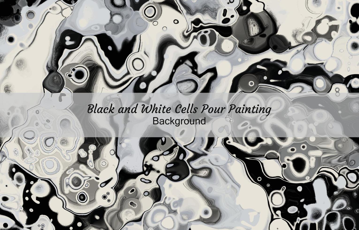 células em preto e branco derramam fundo de pintura vetor