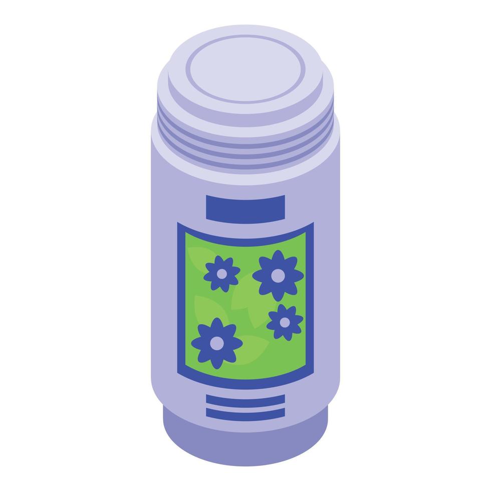 ícone de garrafa de purificador de ar, estilo isométrico vetor