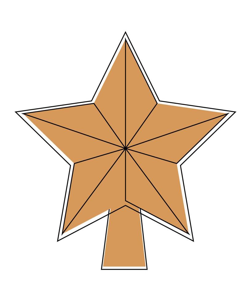 ilustração vetorial de estrela vetor