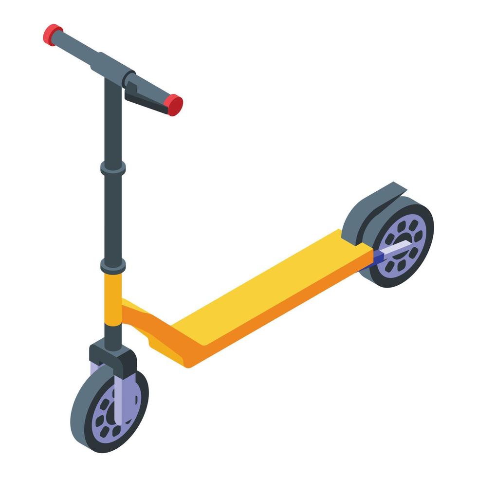 ícone de scooter elétrico da cidade, estilo isométrico vetor