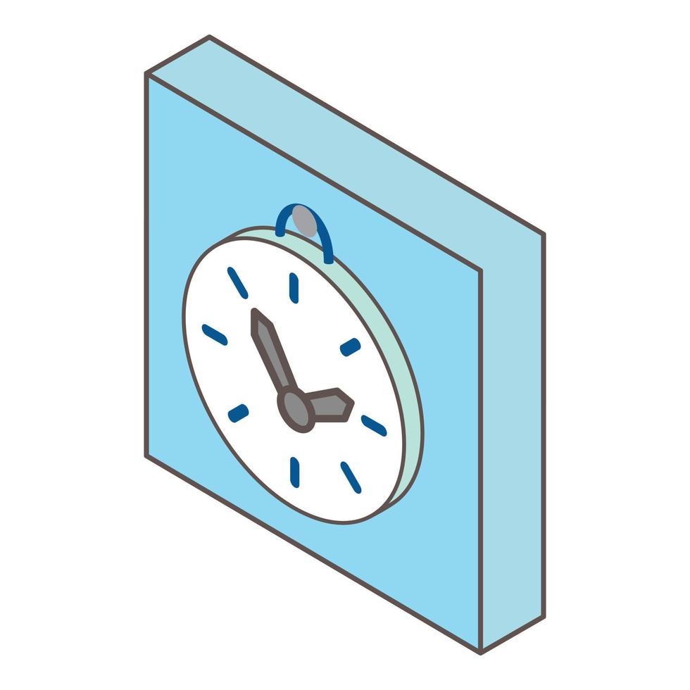 ícone de relógio antigo, estilo isométrico vetor