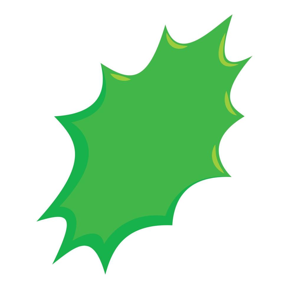 ícone de estouro verde, estilo isométrico vetor