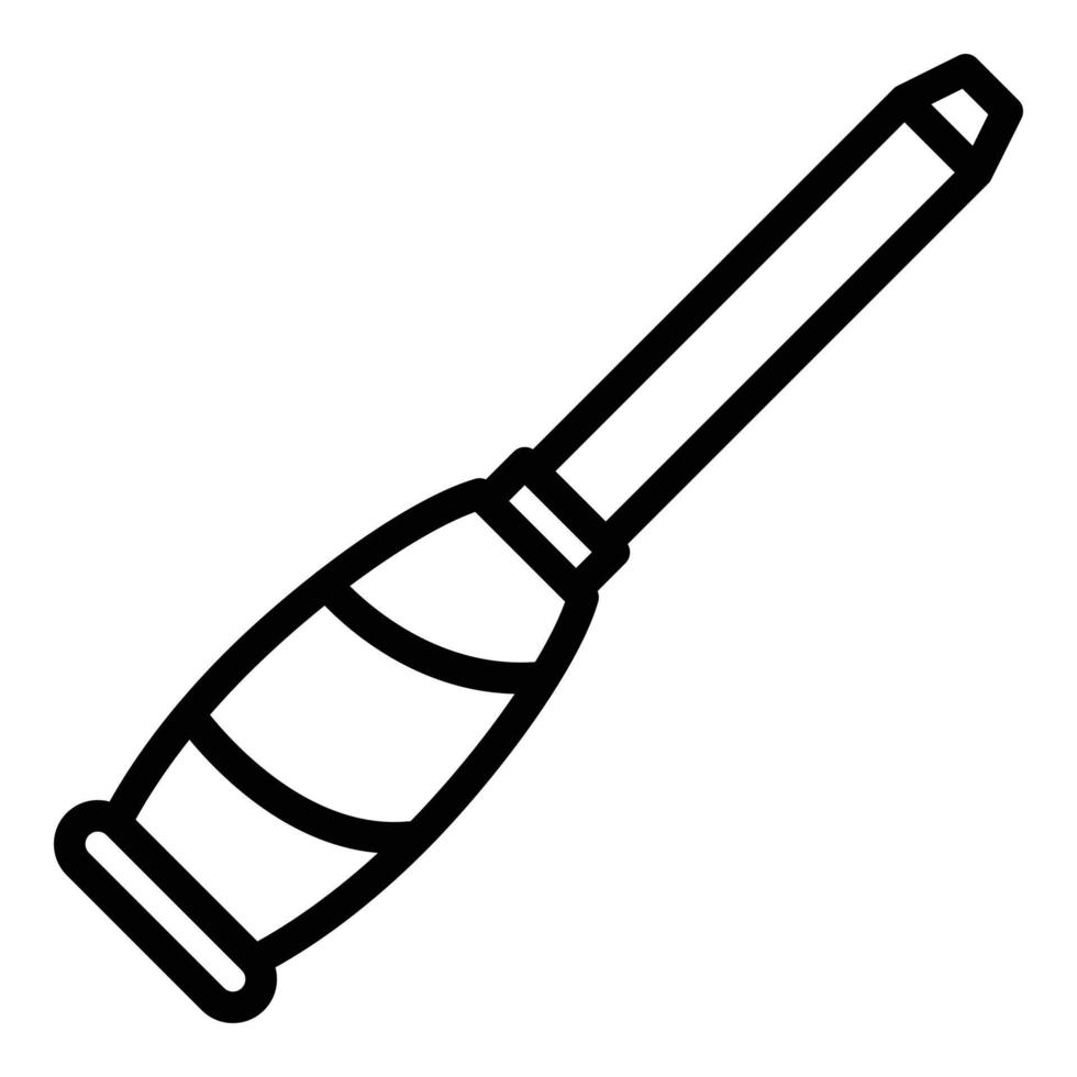 ícone de cinzel de trabalho, estilo de estrutura de tópicos vetor