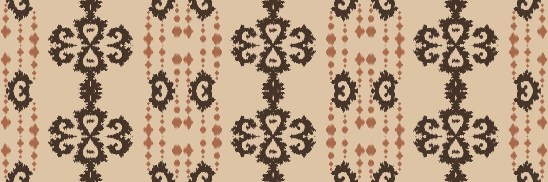 batik têxtil ikkat ou ikat projeta design de vetor digital sem costura padrão para impressão saree kurti borneo tecido borda escova símbolos amostras algodão