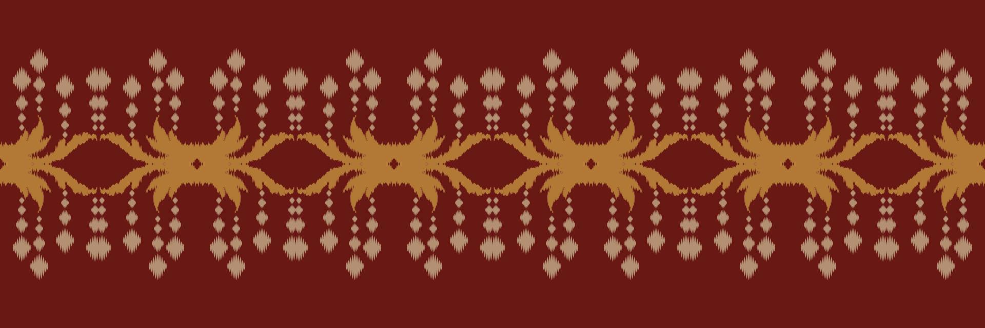 ikat chevron batik padrão têxtil sem costura design de vetor digital para impressão saree kurti borneo tecido borda pincel símbolos amostras algodão