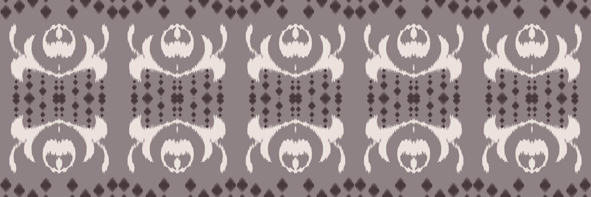motivo têxtil batik ikat impressão sem costura padrão design de vetor digital para impressão saree kurti borneo tecido borda pincel símbolos amostras algodão