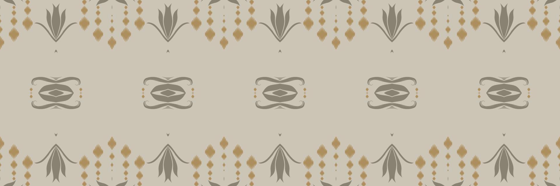padrão sem emenda ikat fronteira tribal chevron. étnico geométrico batik ikkat design têxtil de vetor digital para estampas tecido saree mughal pincel símbolo faixas textura kurti kurtis kurtas