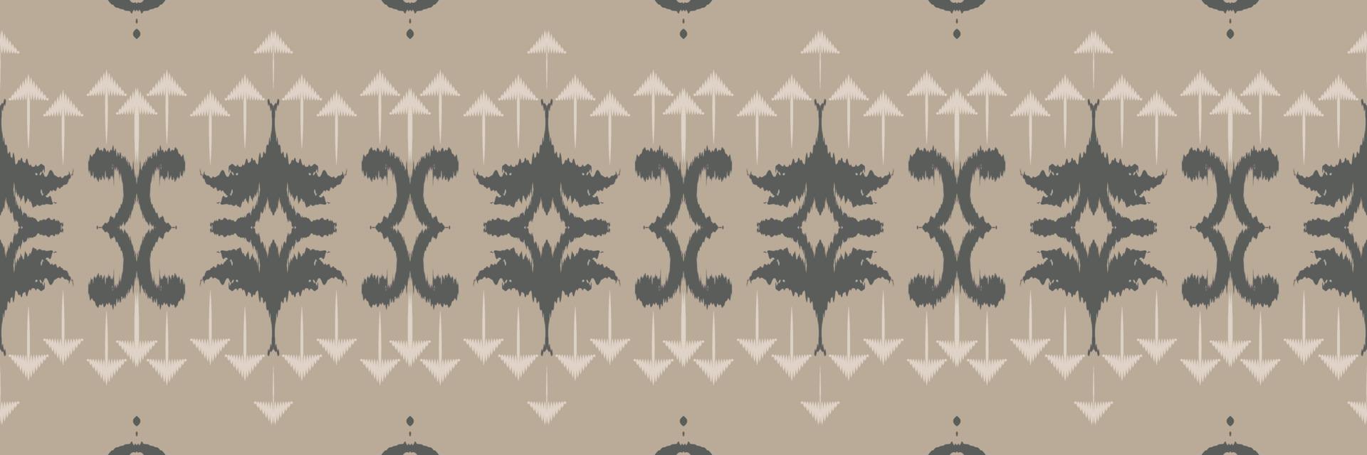 batik têxtil étnico ikat flor sem costura padrão design de vetor digital para impressão saree kurti borneo tecido borda escova símbolos amostras elegantes