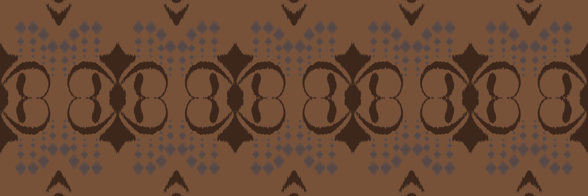 batik têxtil étnico ikat fundo sem costura padrão design de vetor digital para impressão saree kurti borneo tecido borda escova símbolos amostras algodão