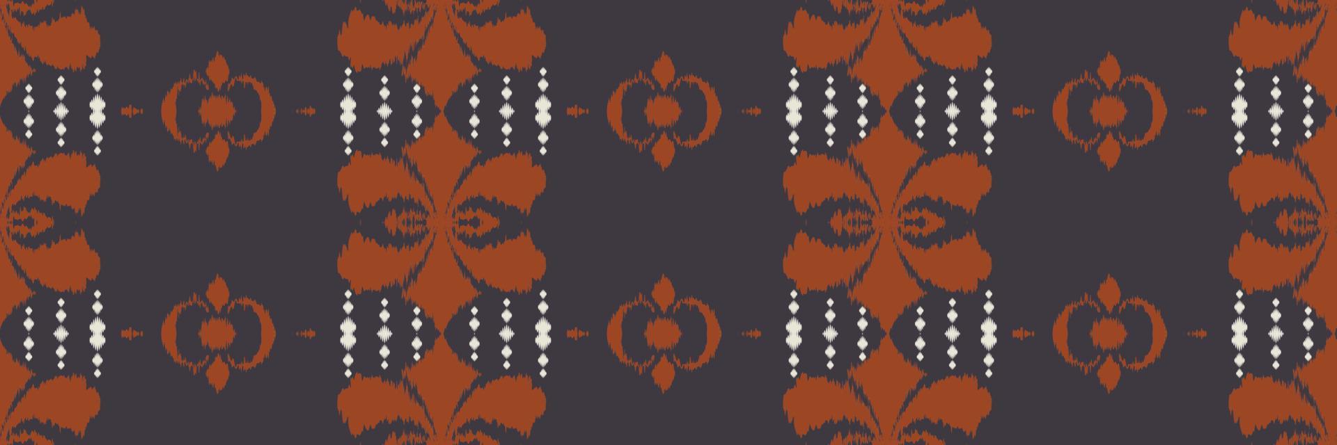 batik têxtil ikat quadro sem costura padrão design de vetor digital para impressão saree kurti borneo tecido borda escova símbolos amostras roupas de festa