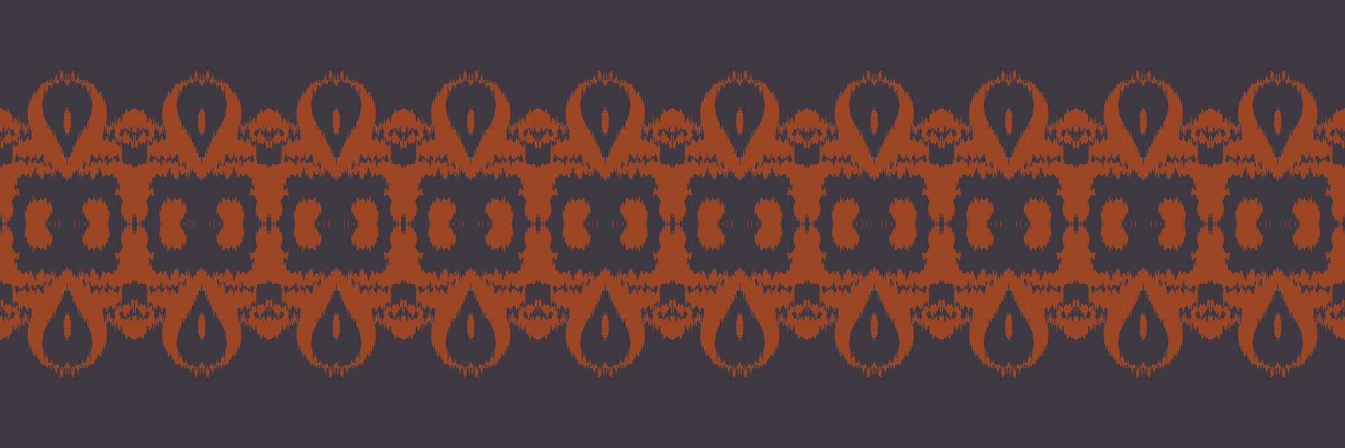 padrão sem emenda de origens tribais florais ikat. étnico geométrico ikkat batik vetor digital design têxtil para estampas tecido saree mughal pincel símbolo faixas textura kurti kurtis kurtas