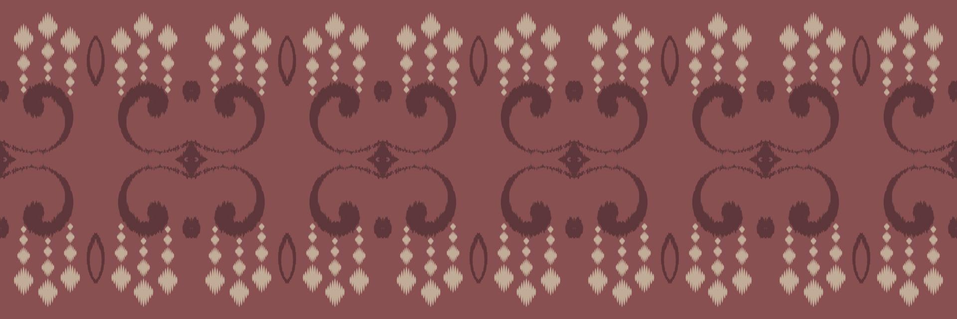 batik têxtil étnico ikat imprime padrão sem costura design de vetor digital para impressão saree kurti borneo tecido borda escova símbolos amostras roupas de festa
