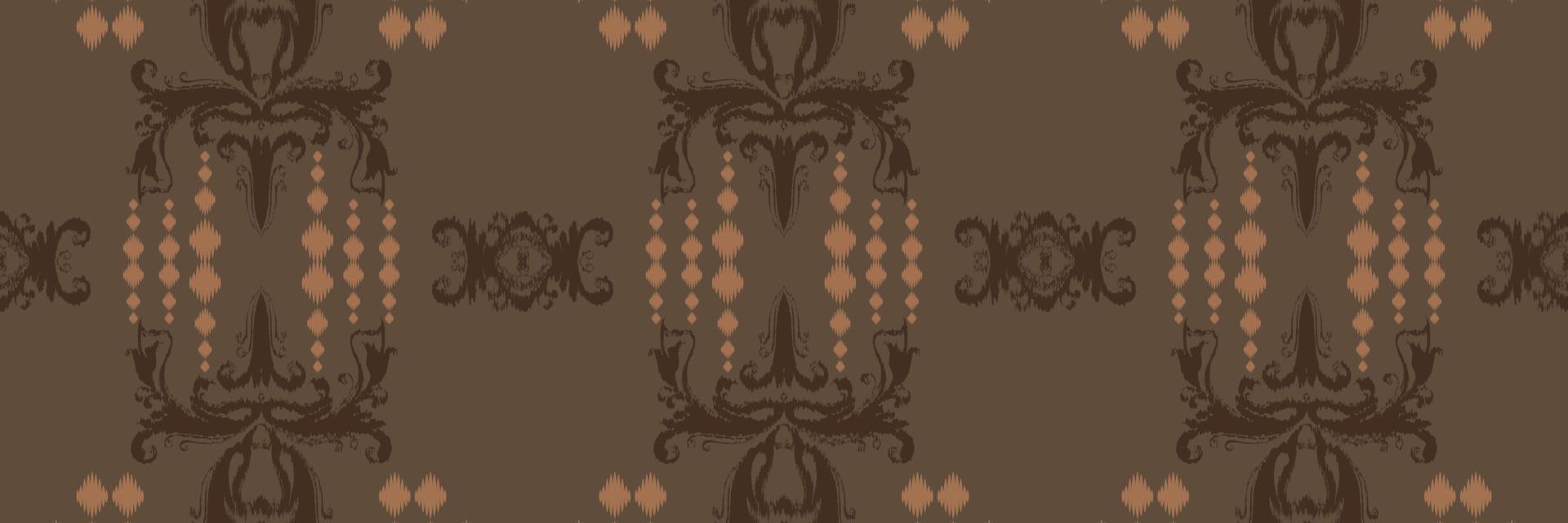 motivo africano ikat batik padrão têxtil sem costura design de vetor digital para impressão saree kurti borneo tecido borda pincel símbolos amostras elegantes