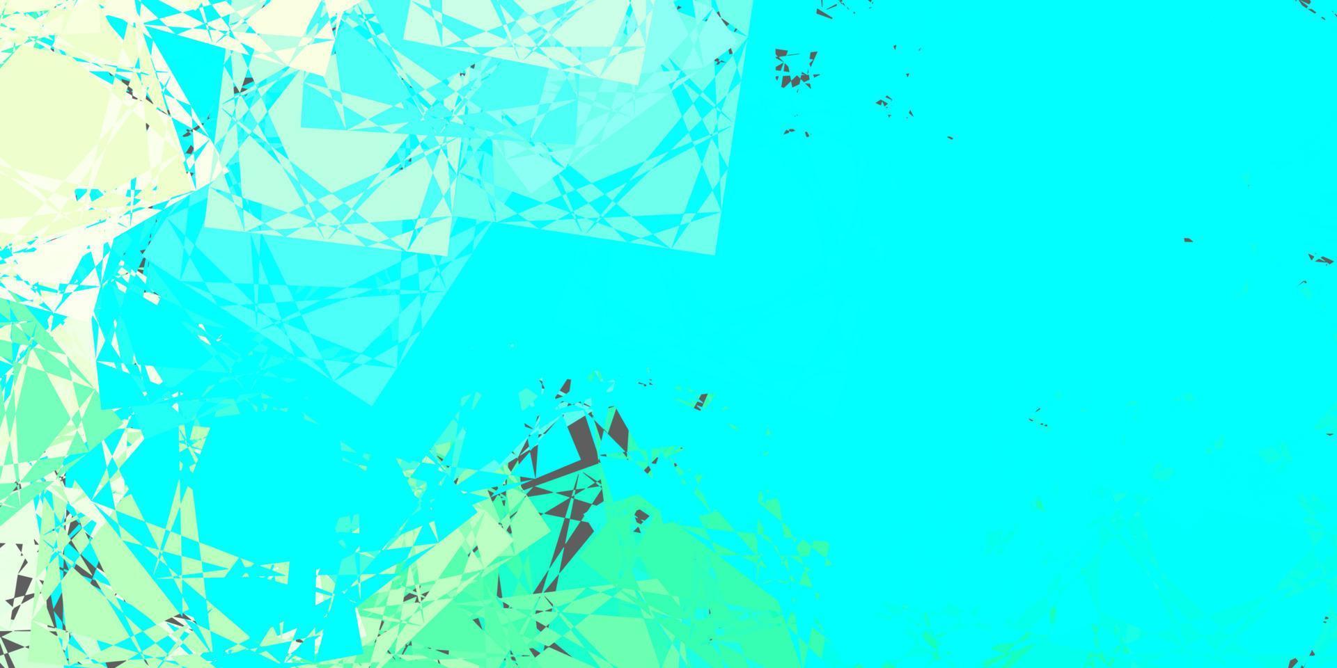 de fundo vector azul, verde claro com formas poligonais.