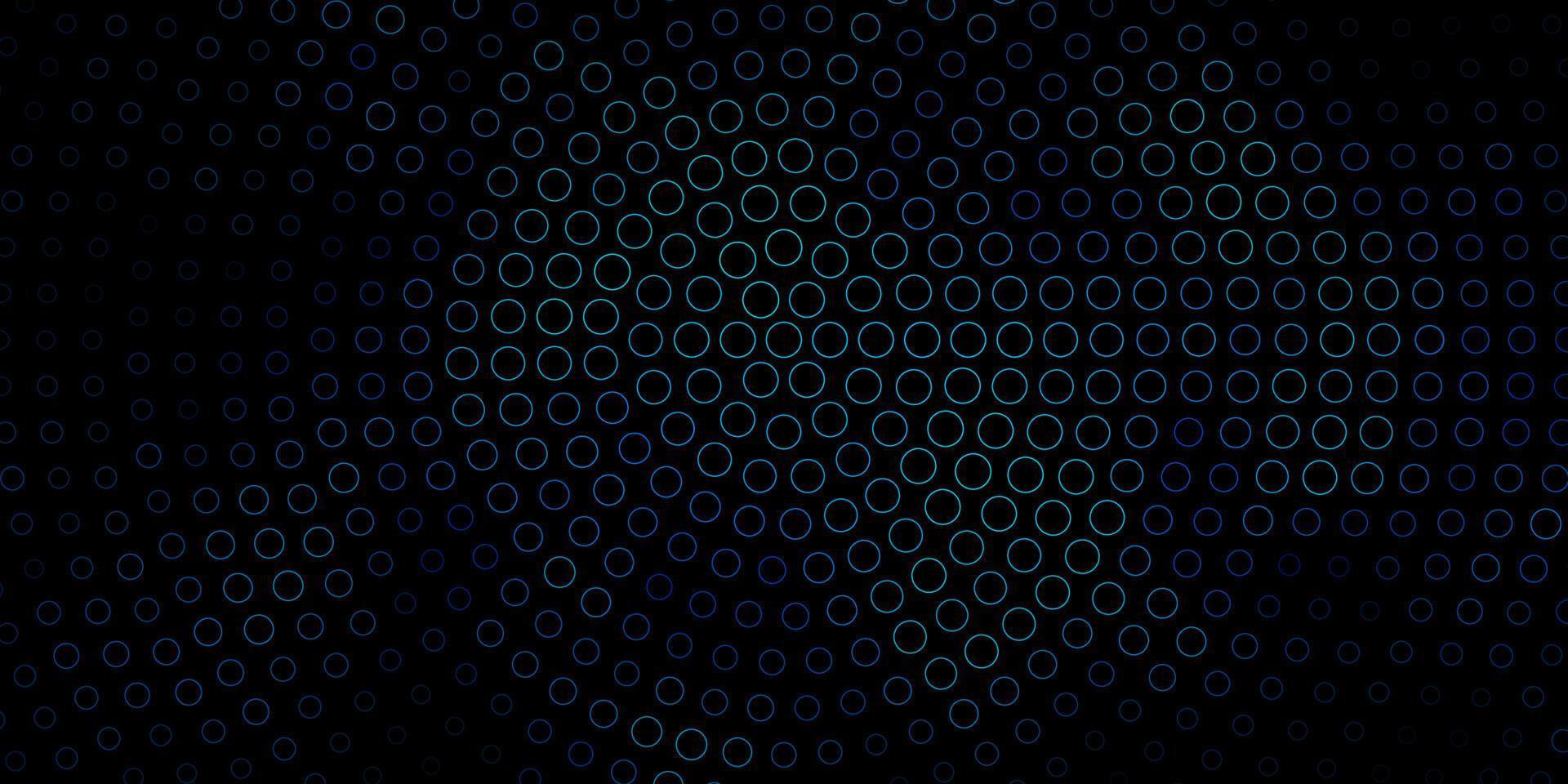 textura vector azul escuro com discos.