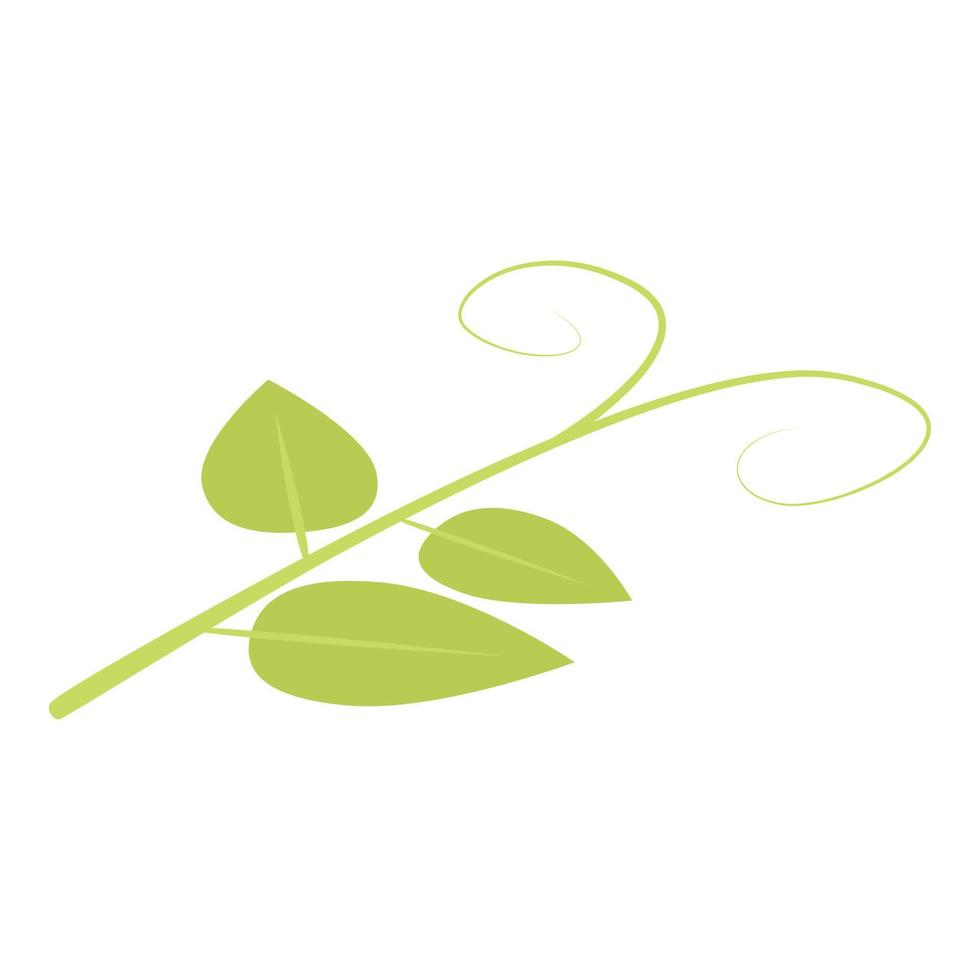ícone de planta de ervilhas, estilo isométrico vetor