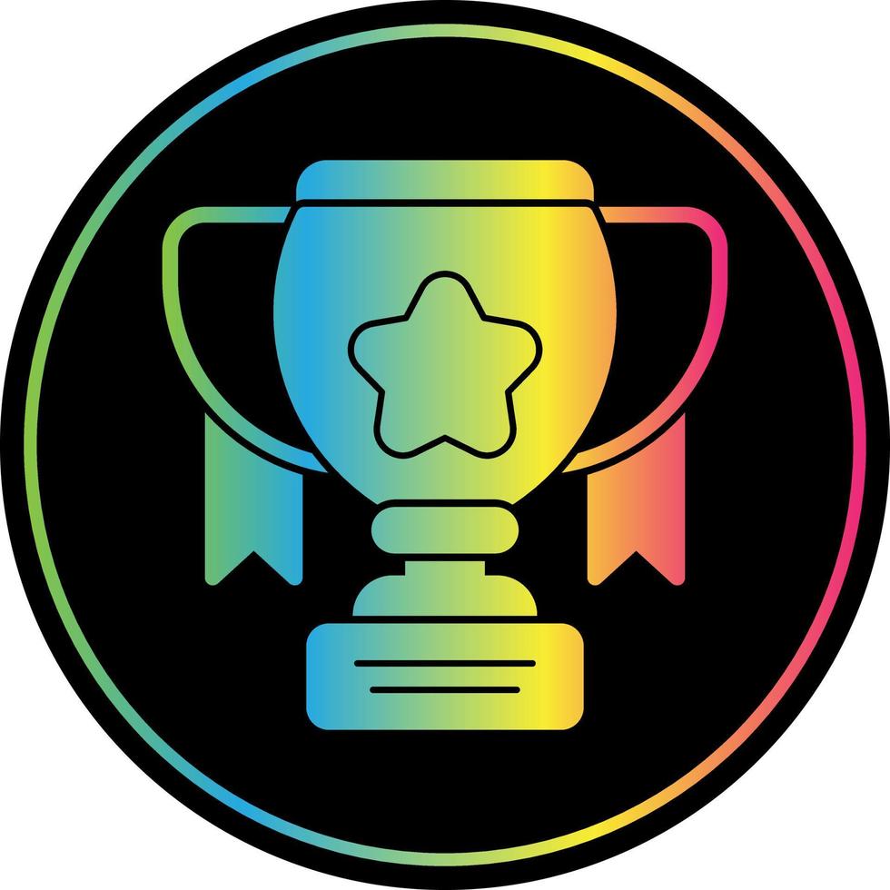 design de ícone de vetor de troféu