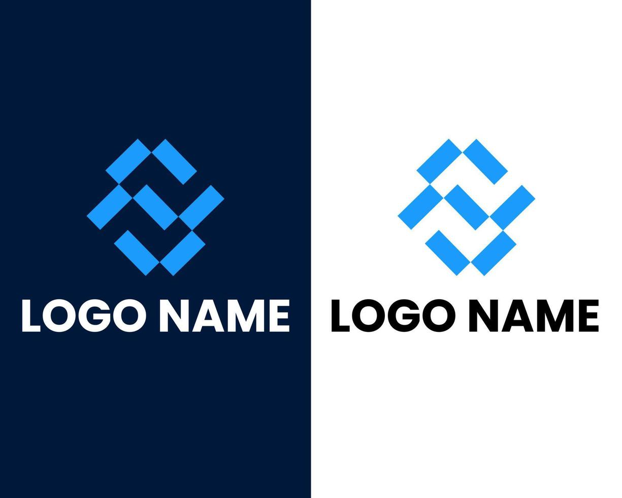 modelo de design de logotipo de empresa moderna de tecnologia letra s e f vetor