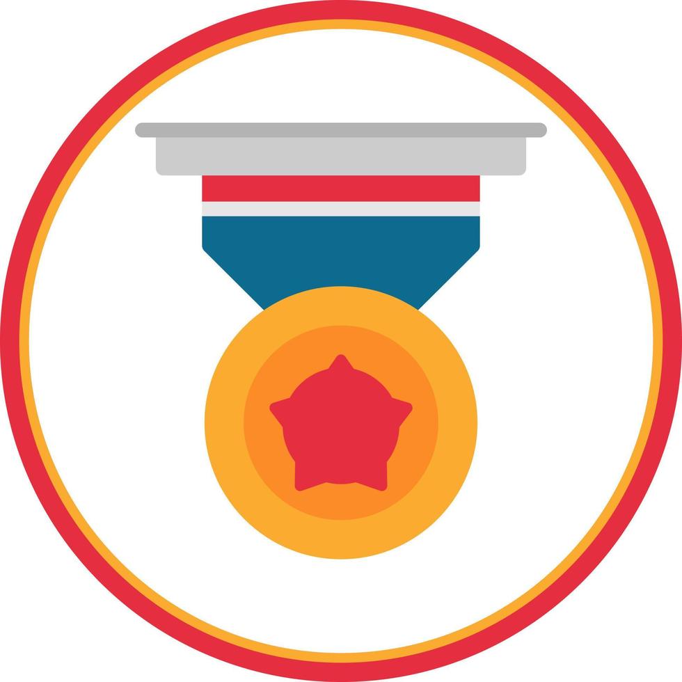 design de ícone de vetor de medalha de ouro