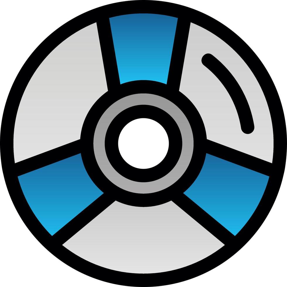 design de ícone de vetor de blu ray