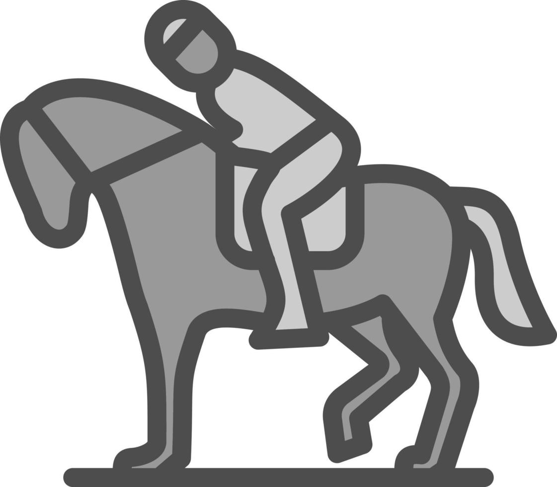 design de ícone de vetor equestre