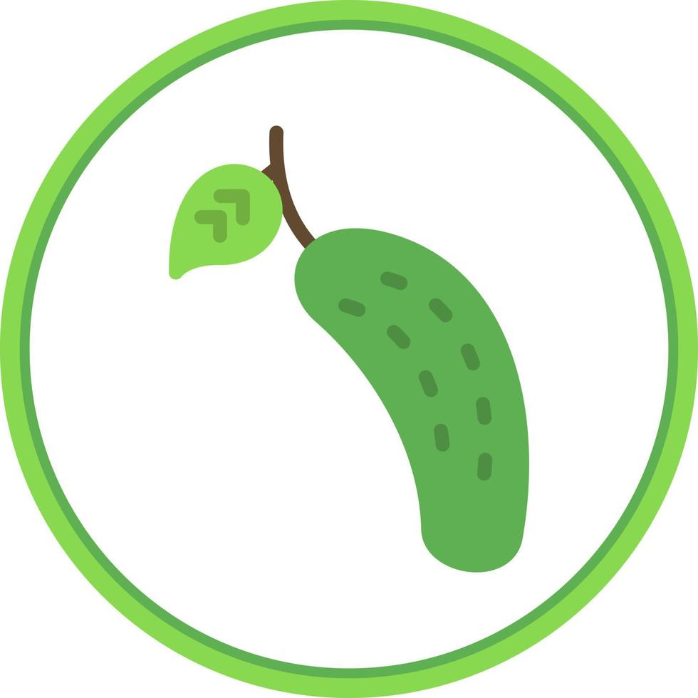 design de ícone de vetor de pepino