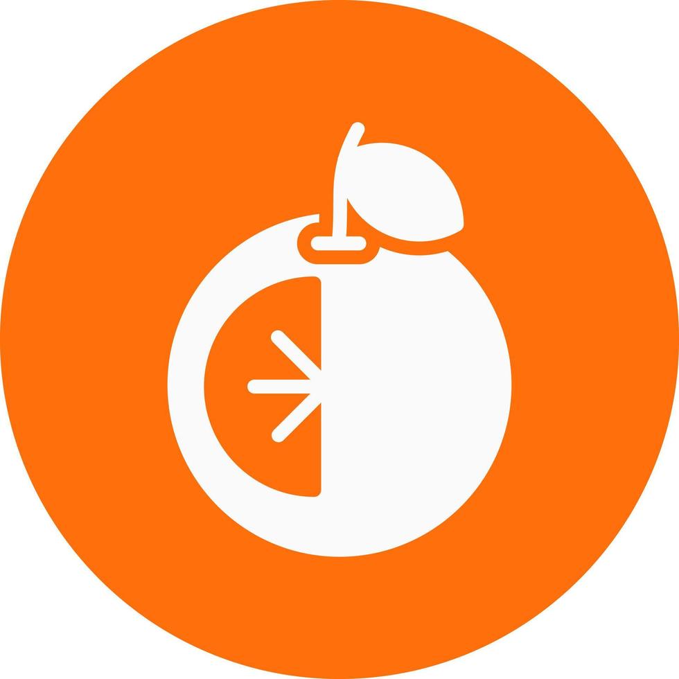 design de ícone vetorial laranja vetor