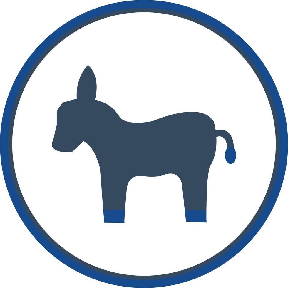 design de ícone de vetor democrata