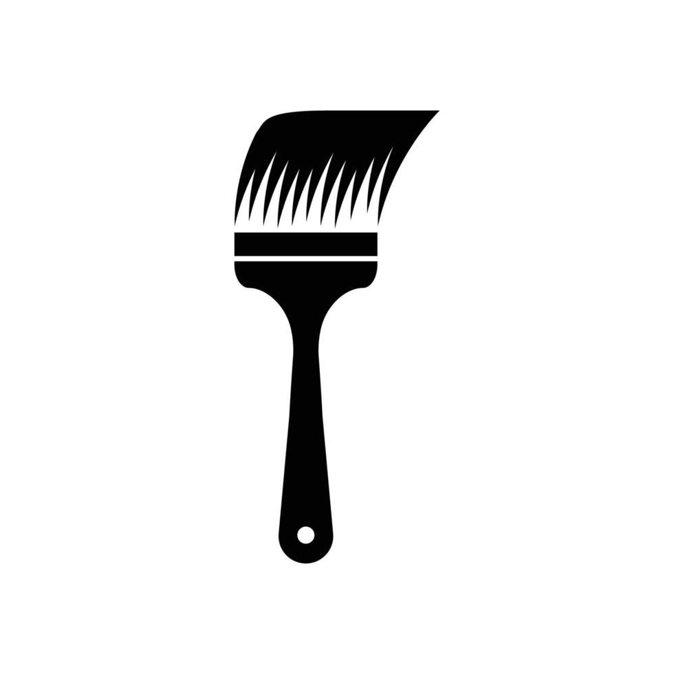 logotipo da ferramenta pincel vetor