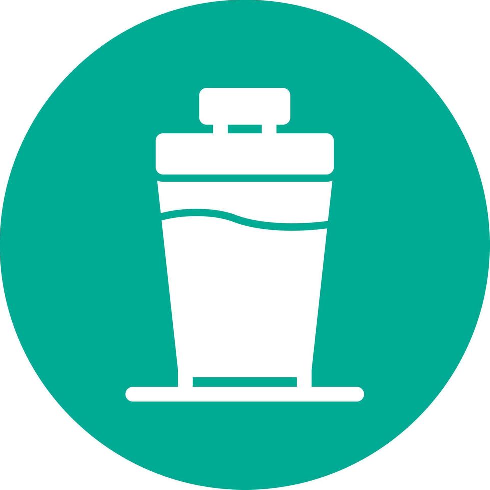 design de ícone de vetor de shake de proteína