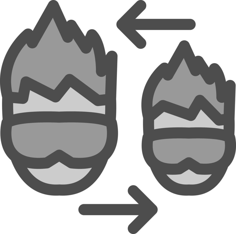 design de ícone de vetor de linha de troca de jogador