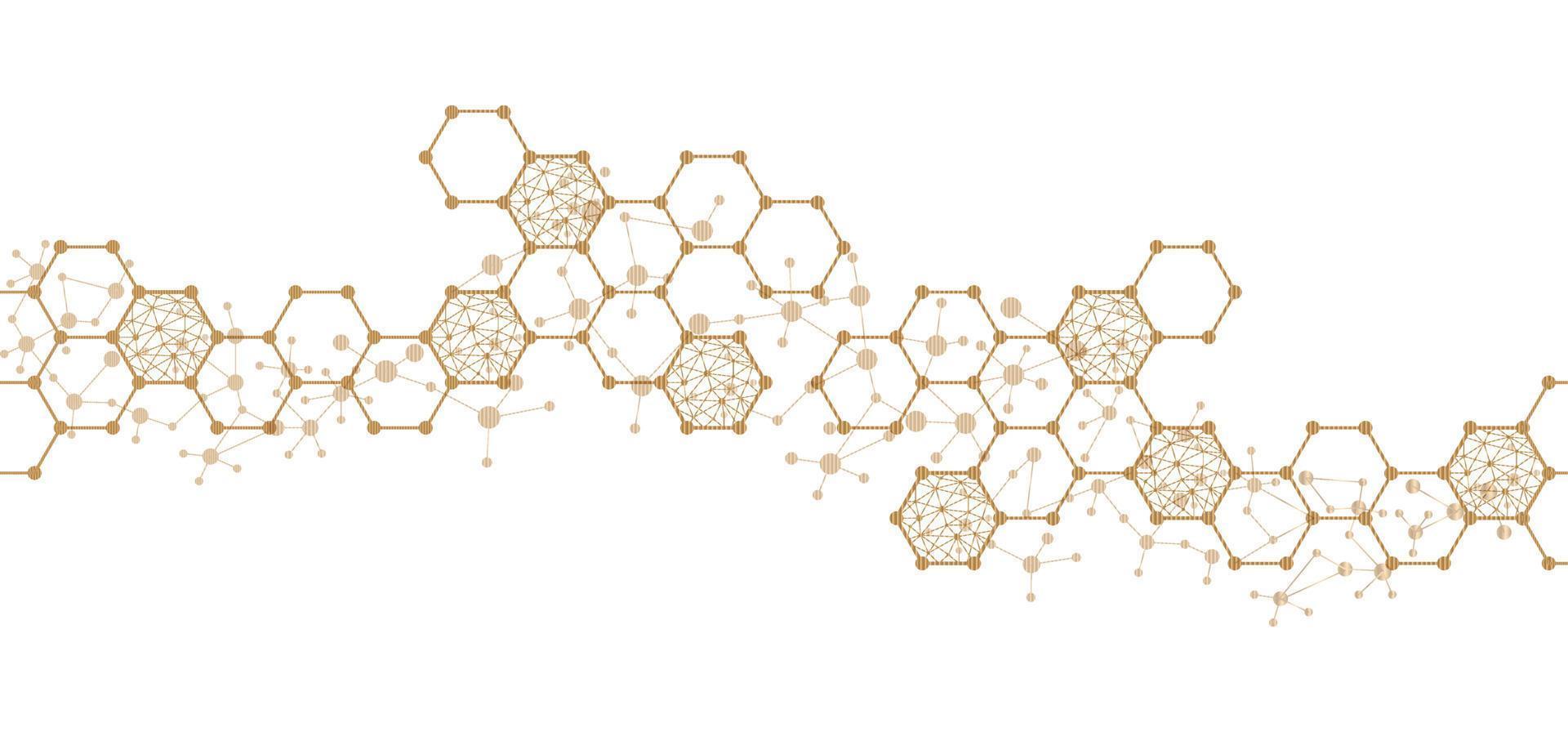 vector padrão geométrico dourado sobre fundo branco