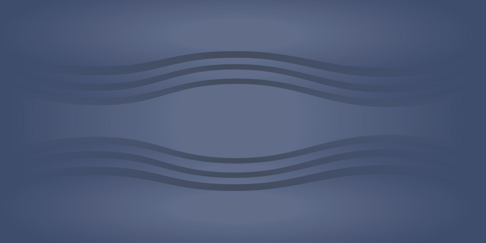 elementos de linhas onduladas azuis com gradiente fluido. vetor