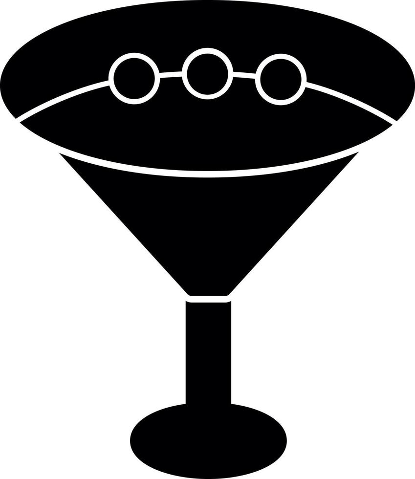 design de ícone de vetor de martini