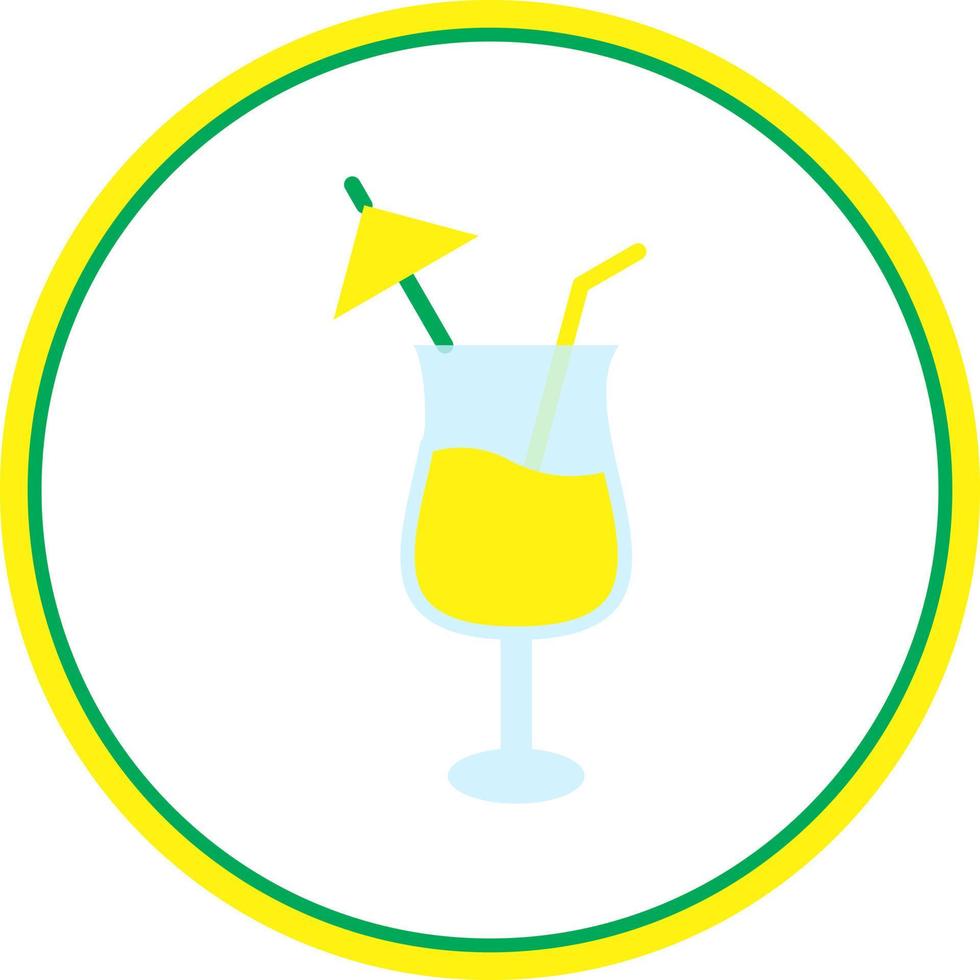 design de ícone de vetor de pina colada