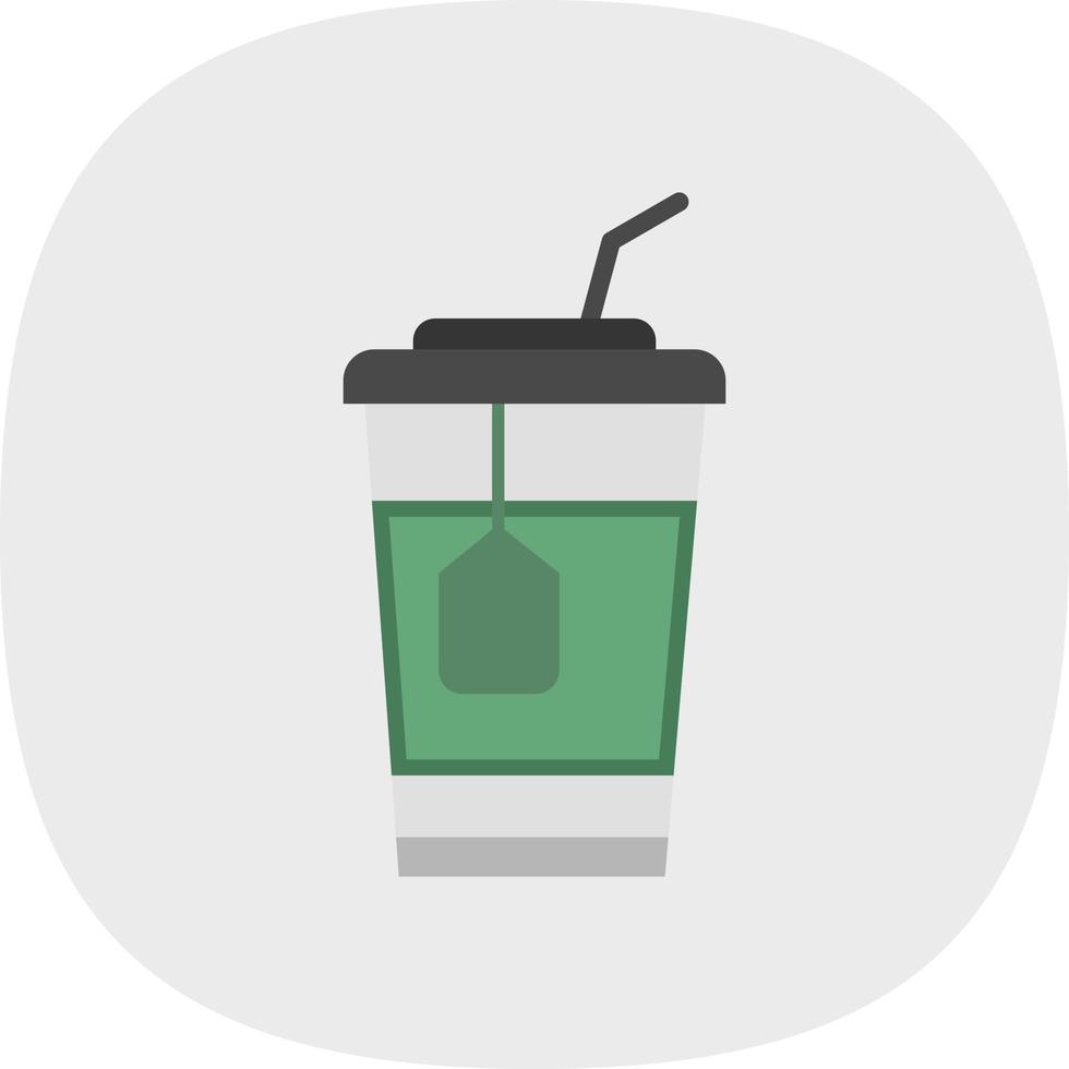 design de ícone de vetor de chá gelado